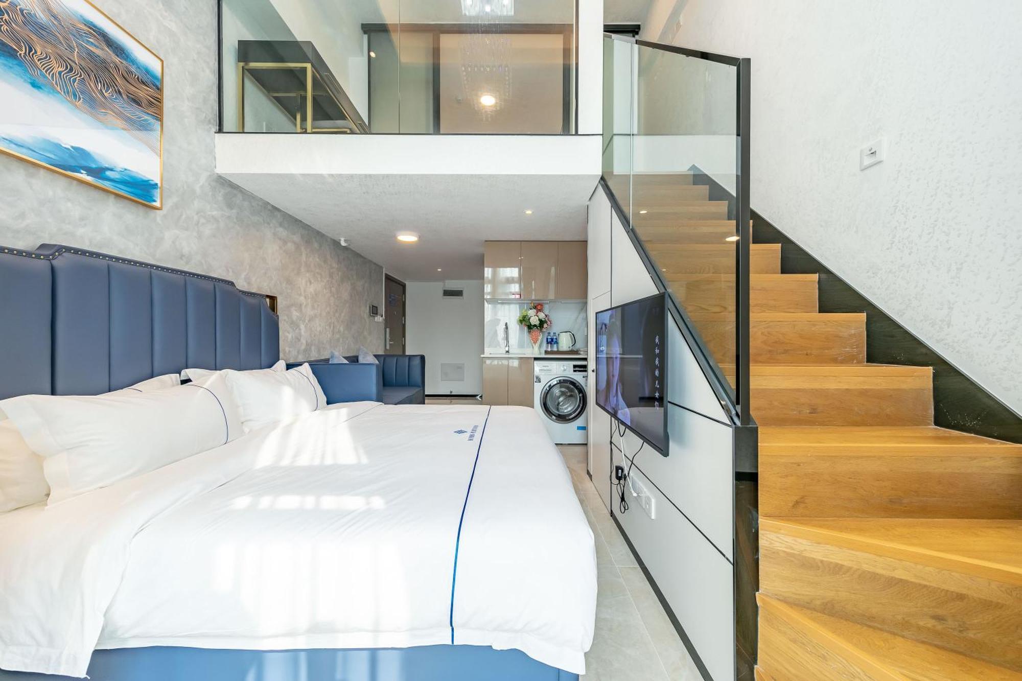 Boruisi Plaza Residence Apartment - Shenzhen Futian Convention & Exhibition Center מראה חיצוני תמונה