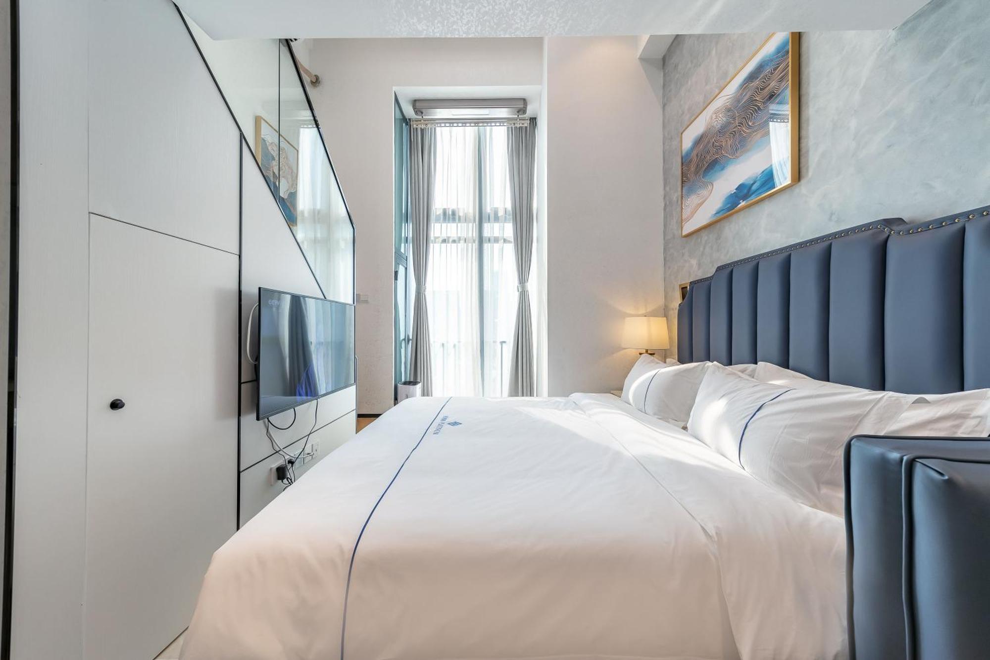 Boruisi Plaza Residence Apartment - Shenzhen Futian Convention & Exhibition Center מראה חיצוני תמונה
