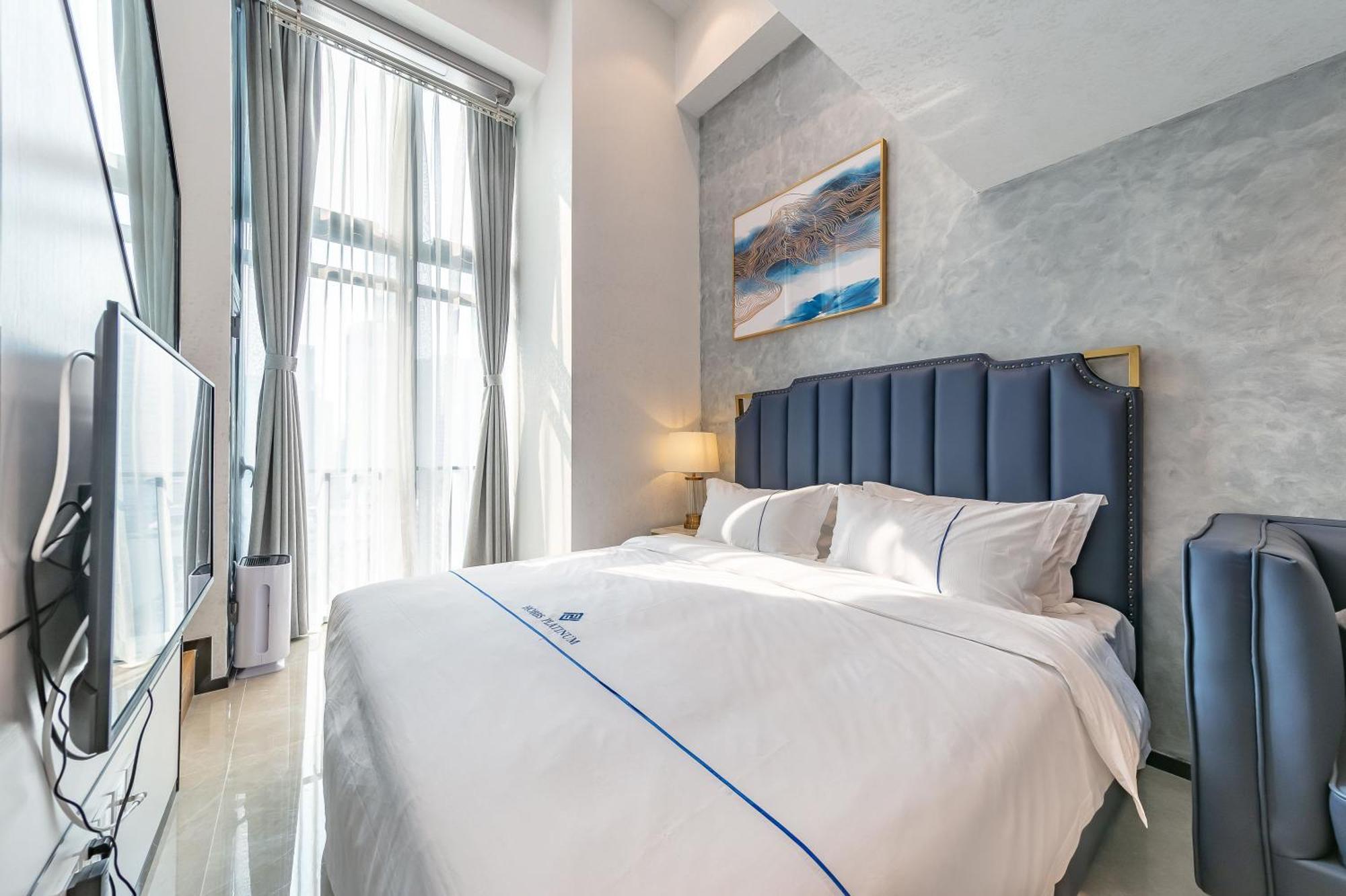 Boruisi Plaza Residence Apartment - Shenzhen Futian Convention & Exhibition Center מראה חיצוני תמונה