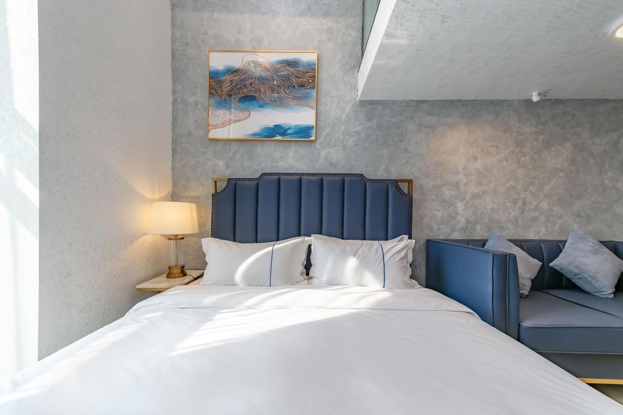Boruisi Plaza Residence Apartment - Shenzhen Futian Convention & Exhibition Center מראה חיצוני תמונה