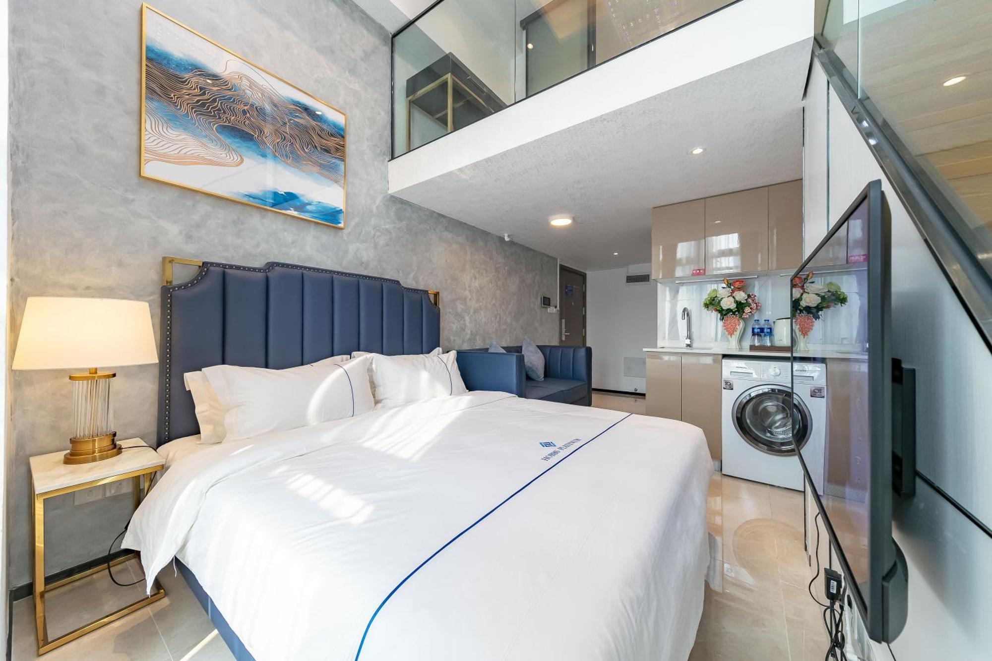 Boruisi Plaza Residence Apartment - Shenzhen Futian Convention & Exhibition Center מראה חיצוני תמונה