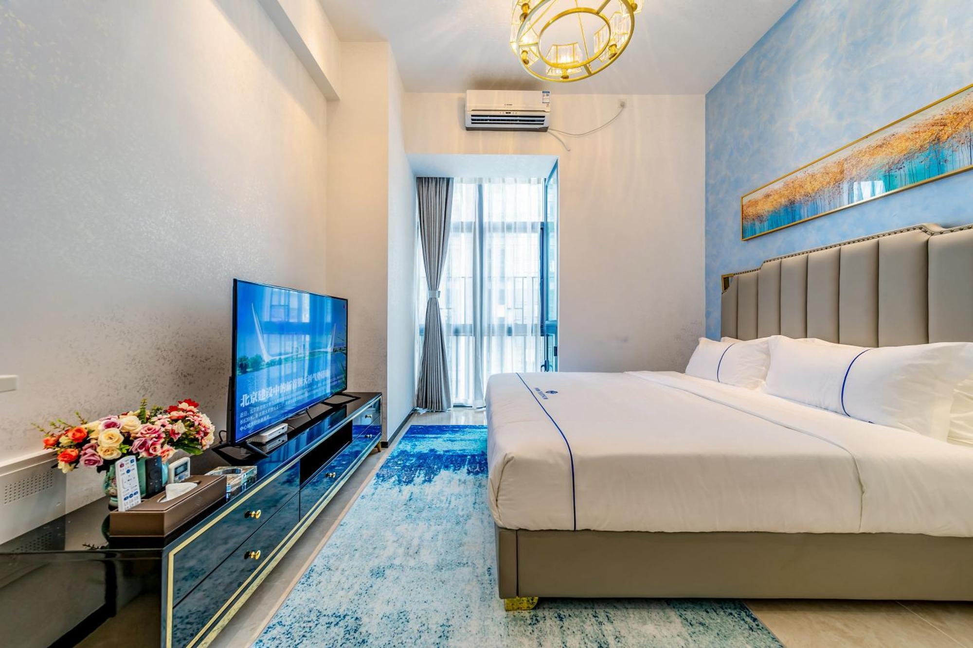 Boruisi Plaza Residence Apartment - Shenzhen Futian Convention & Exhibition Center מראה חיצוני תמונה
