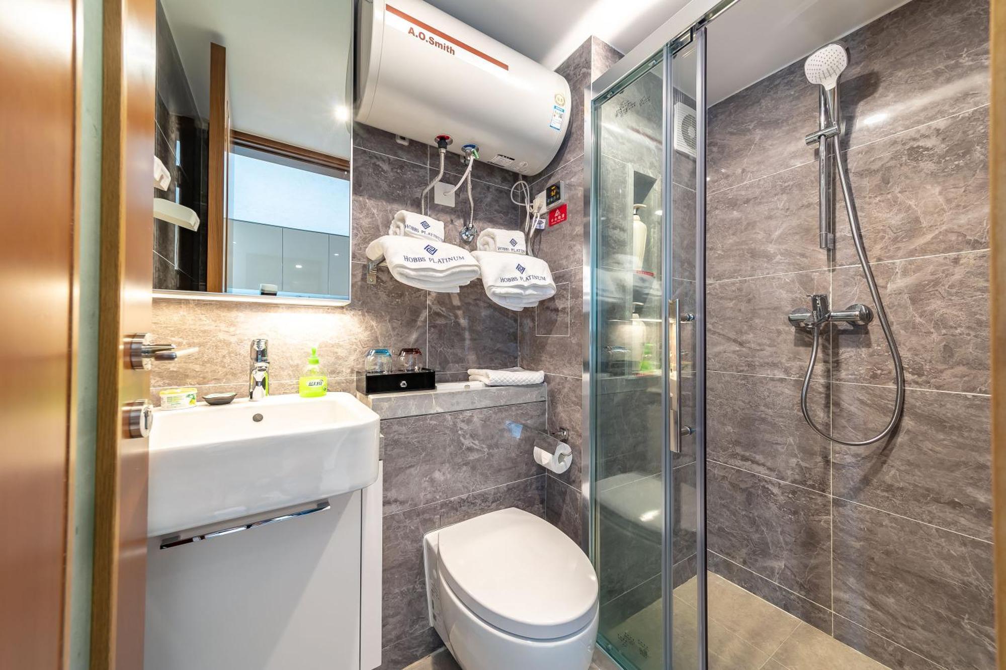 Boruisi Plaza Residence Apartment - Shenzhen Futian Convention & Exhibition Center מראה חיצוני תמונה
