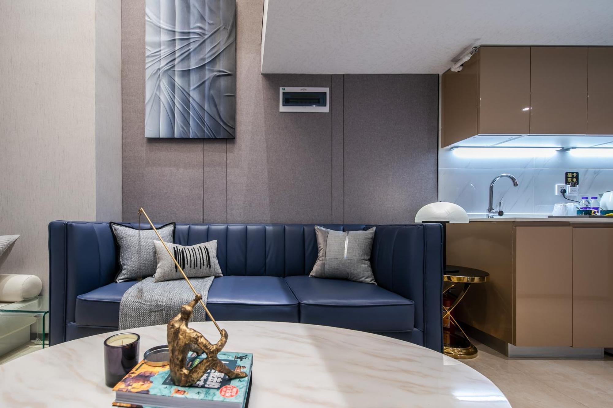 Boruisi Plaza Residence Apartment - Shenzhen Futian Convention & Exhibition Center מראה חיצוני תמונה