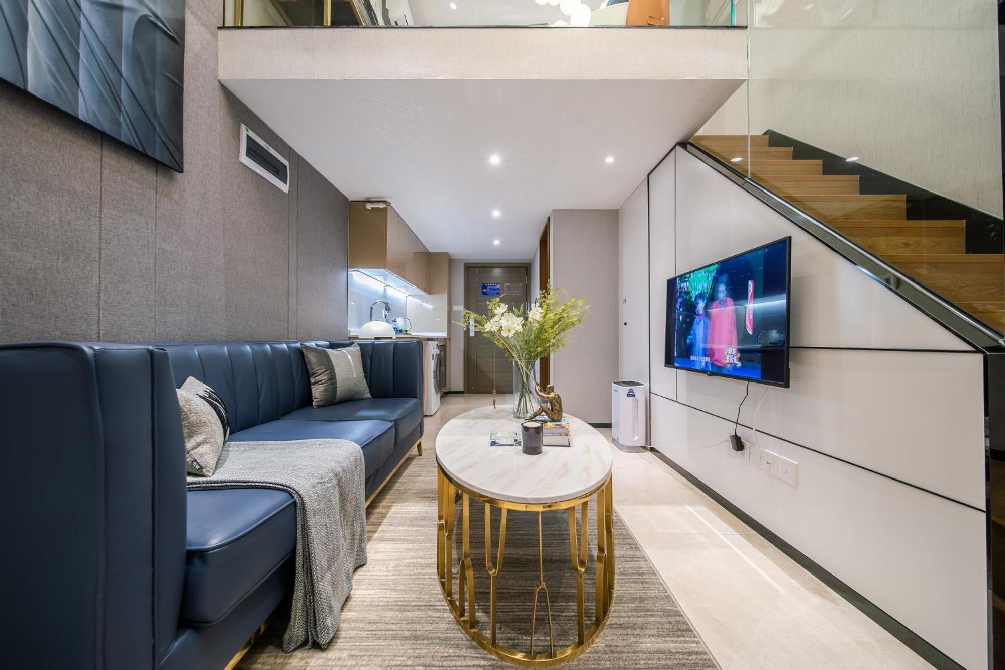 Boruisi Plaza Residence Apartment - Shenzhen Futian Convention & Exhibition Center מראה חיצוני תמונה